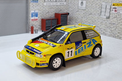 Seat Ibiza  (1998) Harri Rovanpera - Voitto Silander - 1:24th Rally 1:24 Scale