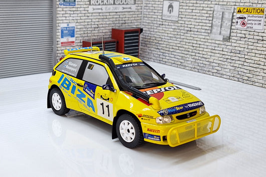 Seat Ibiza  (1998) Harri Rovanpera - Voitto Silander - 1:24th Rally 1:24 Scale