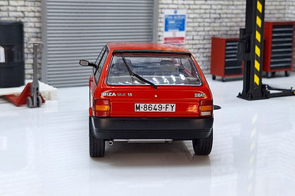 Seat Ibiza MK1 1984 Red  Cased 1:24  Scale