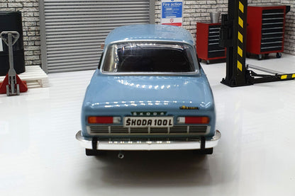 Skoda 100L 1974 - Blue 1:24 Scale