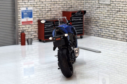 Suzuki 2017 GSX-S1000F Blue/Black 1:18 Scale