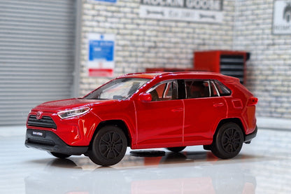 Toyota RAV4 2022 RED Metallic 1:43 Scale Bburago