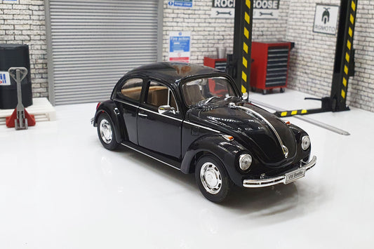 VW VOLKSWAGEN BEETLE BLACK 1959 1:24 Scale