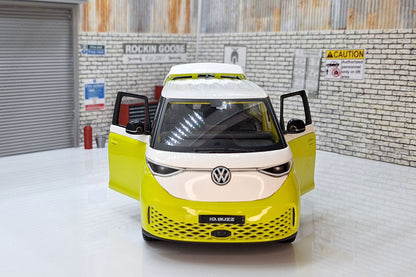 VW ID Buzz Yellow/White  1:24 Scale