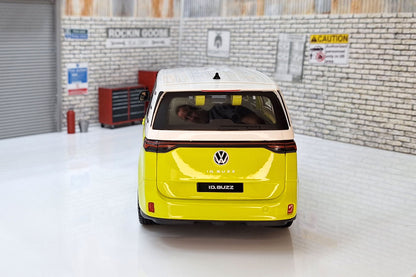 VW ID Buzz Yellow/White  1:24 Scale