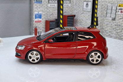 VW Polo GTi M5 - Red 1:24 Scale Car