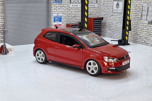 VW Polo GTi M5 - Red 1:24 Scale Car