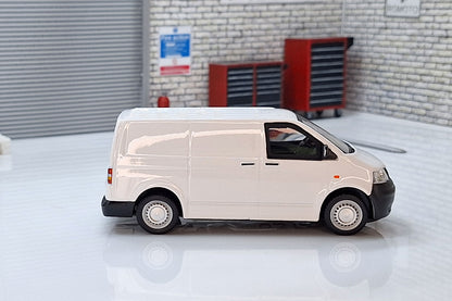 VW T5 2010 White Panel Van  1:43 Scale Oxford Diecast