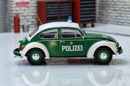 Volkswagen Beetle 1200 Police 1977  1:43 Scale