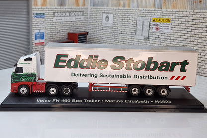 Volvo FH 460 Box Trailer - Marina Elizabeth - H4824 -  Eddie Stobart Truck 1:76 Scale Model