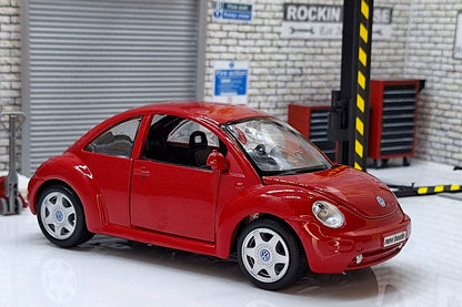 Modern  VW VOLKSWAGEN BEETLE - Red 1:24 Scale