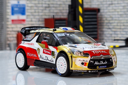 1:43 Scale Model  Citroen DS3 World Rally 2013 Monte Carlo S.Loeb -  IXO