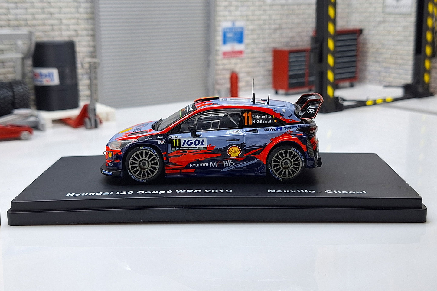 Hyundai I20 Coupe 2019 Thiery Neuville #11  1:43 Scale