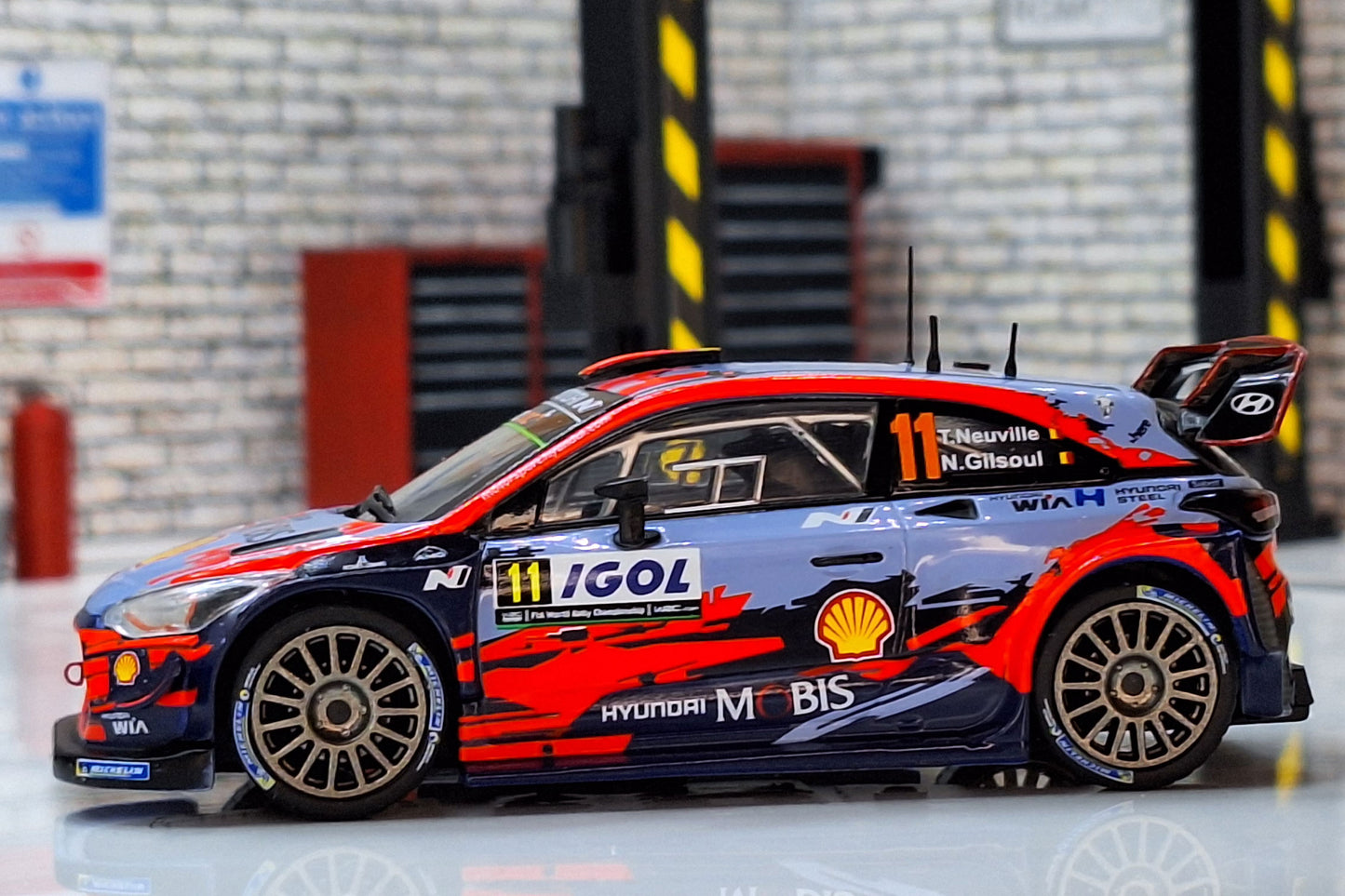 Hyundai I20 Coupe 2019 Thiery Neuville #11  1:43 Scale