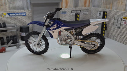 Yamaha YZ450F S Blue 1:12 Scale