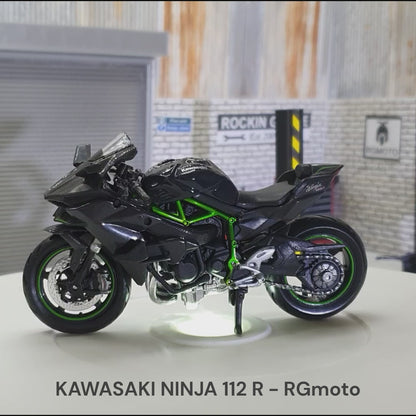 Kawasaki Ninja H2 R Black1:12 Scale