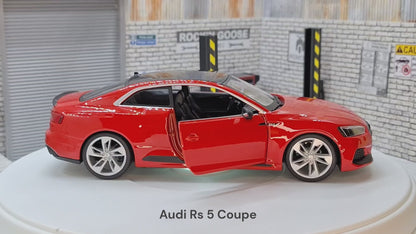 Audi Rs 5 Coupe  Red 1:24 Scale Car Model