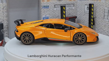 Lamborghini Huracan LP610-4 - Orange 1:24 Scale