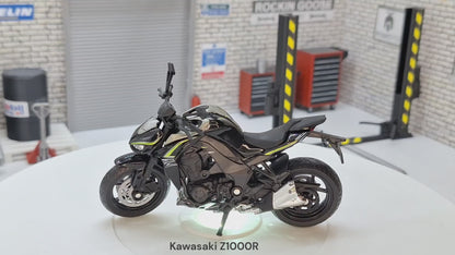 Kawasaki Z1000R Black 1:18 Scale