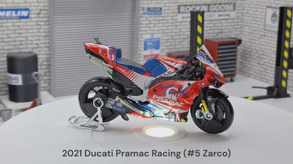 2021 Ducati Pramac Racing (#5 Zarco) 1:18 Scale