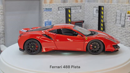 Ferrari 488 Pista 1:24 Scale Car Model