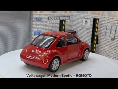 Modern  VW VOLKSWAGEN BEETLE - Red 1:24 Scale