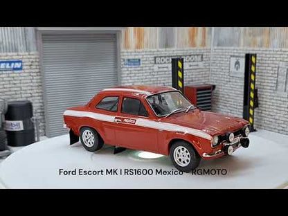 Ford Escort MkII RS 1600 Mexico Red 1970 Rally 1:24Scale Car Model Whitebox