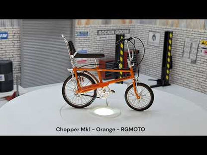 Raleigh Chopper Bicycle Orange MK1  1:12 Scale