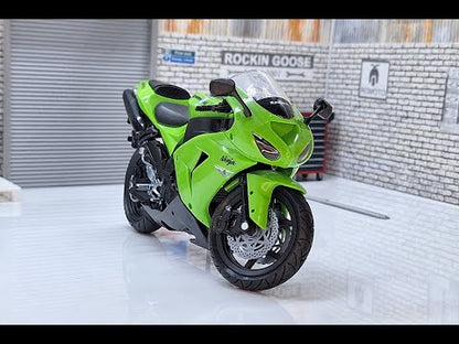 KAWASAKI Ninja ZX-10R Green Newray 1:12 Scale