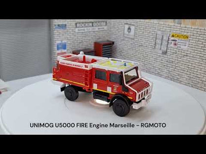 Mercedes UNIMOG U5000 FIRE Engine  1:50 Scale Model