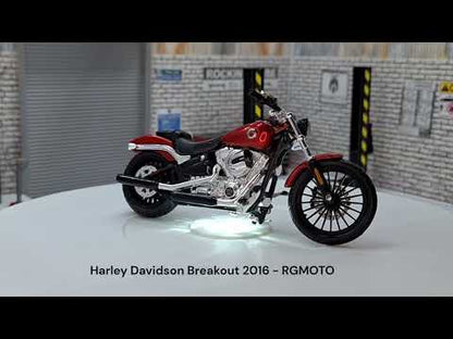 Harley Davidson Breakout red 2016  1:18 Scale