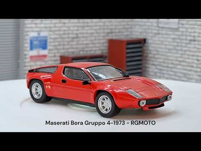 Maserati Bora Gruppo 4-1973 Cased 1:43 Scale Supercar