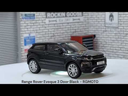 Range Rover Evoque 3 Door Black 1:43 Scale Cased