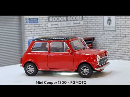 Mini Cooper 1300 - Red 1:34 Scale Car Model by Welly