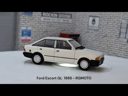 Ford Escort GL White 1988 1:43 Scale