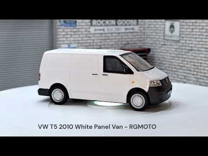 VW T5 2010 White Panel Van  1:43 Scale Oxford Diecast