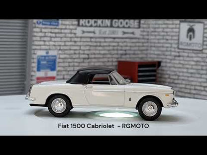 Fiat 1500 Cabriolet - White 1:43 Scale