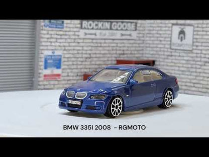 BMW 335i 2008 Blue  1:43 Scale Bburago