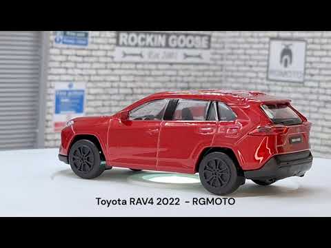 Toyota RAV4 2022 RED Metallic 1 43 Scale Bburago RGMOTO