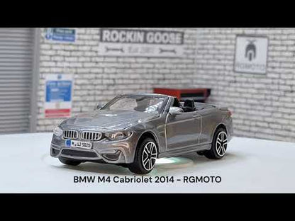 Bmw M4 Cabriolet 2014 - Grey 1:43 Scale Bburago