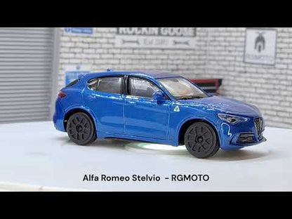 Alfa Romeo Stelvio - Blue 1:43 Scale Bburago