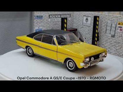 Opel Commodore A GS/E Coupe   -1970- Yellow 1:24  Scale