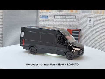 Mercedes Sprinter Van Black 1:50 Scale