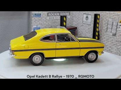 Opel Kadett B Rallye - 1970 - Yellow 1:24  Scale