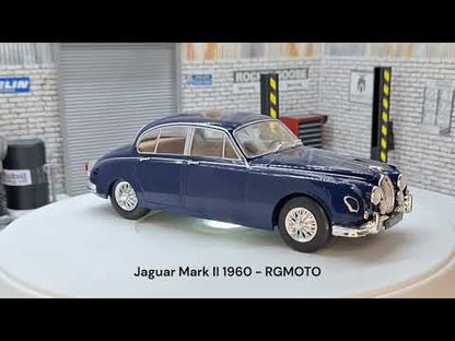 Jaguar MK II Dark Blue 1960 1:24 Scale Car by Whitebox