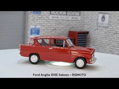 Ford Anglia 105E Saloon - Monaco Red 1:43 Scale