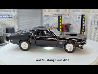 Ford Mustang Boss 429, black, 1969 1:24 Scale Car