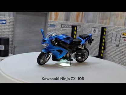 Kawasaki Ninja ZX-10R 1:18 Scale Blue