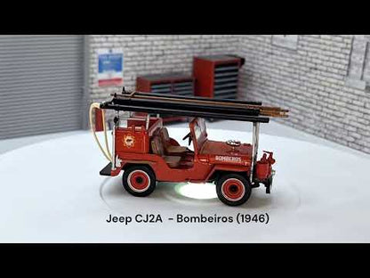 Jeep CJ2A  - Bombeiros (1946) Fire Brigade 1:43 Scale Model