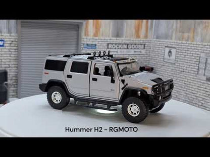 Hummer H2 Silver 1:32 Scale Car